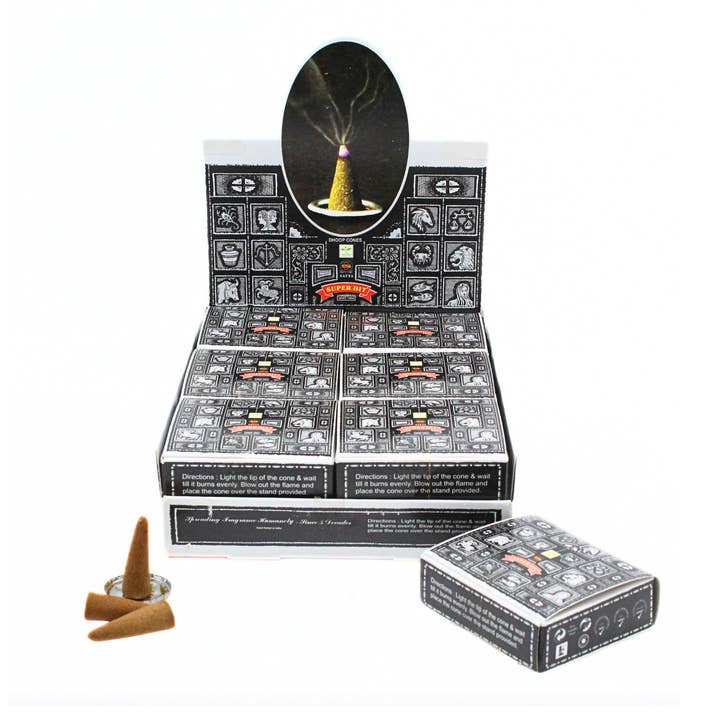 Satya Superhit Cones (12 kleine Schachteln) für den Großhandel von Eastern Trading