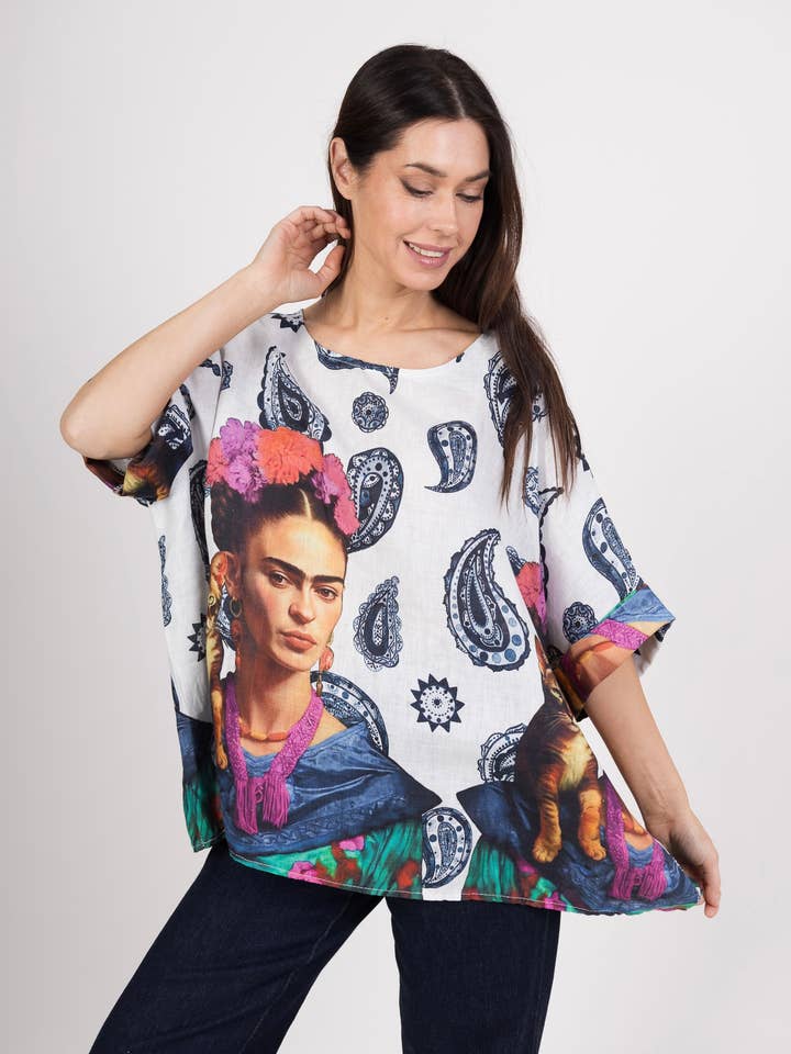 5938 THE ARTIST 100% LINEN for wholesale by LINEN & COTTON HOUSE