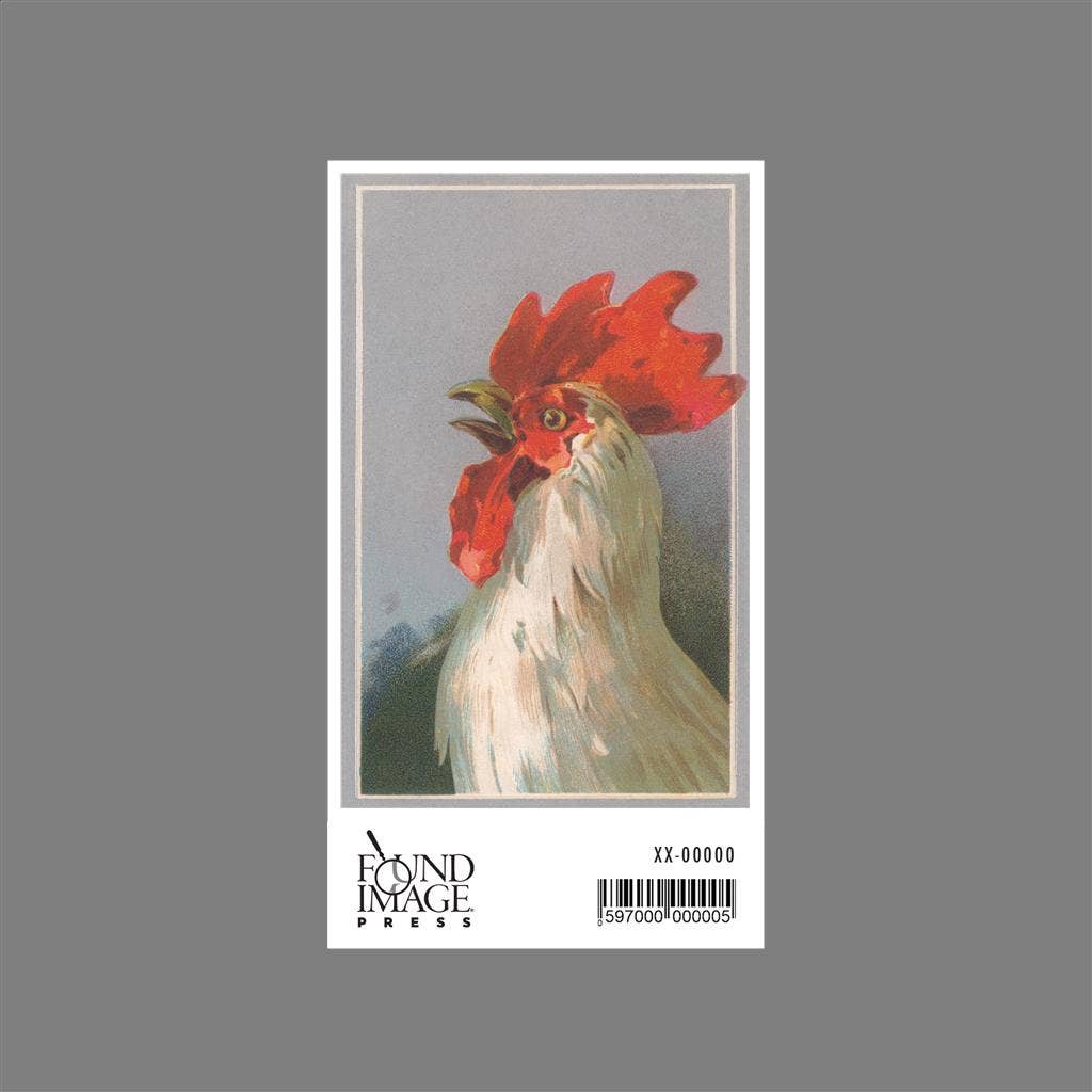 Found Image Press - Wholesale Sticker - Sticker BD-576 Rooster Head1