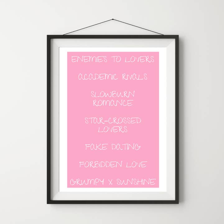 Tropes Art Print for wholesale by Hey Booklover