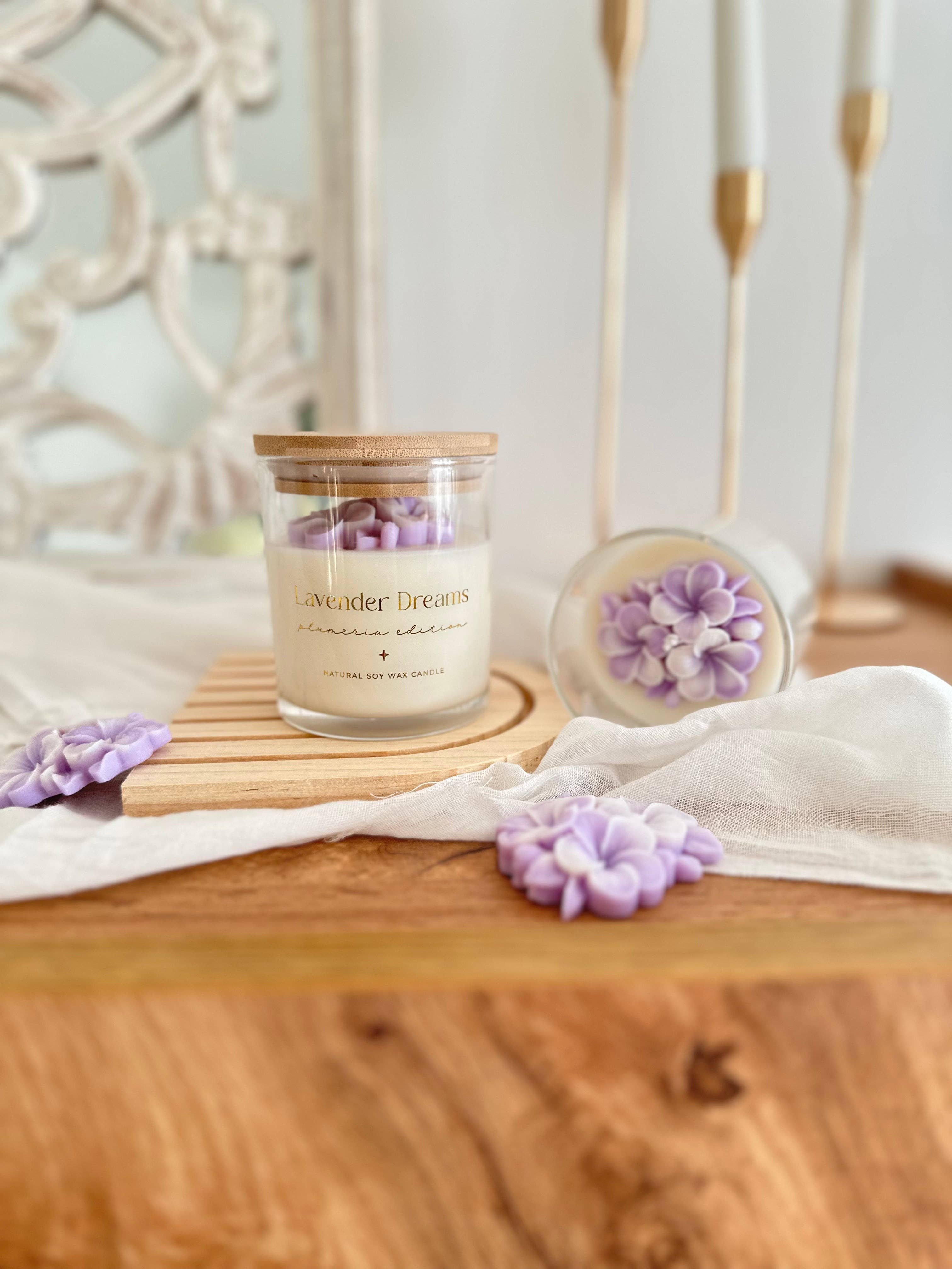 Tsuki Box - Wholesale Jar/Filled Candle - Botanical Candle | Plumeria Edition | Lavender Dreams 200g4