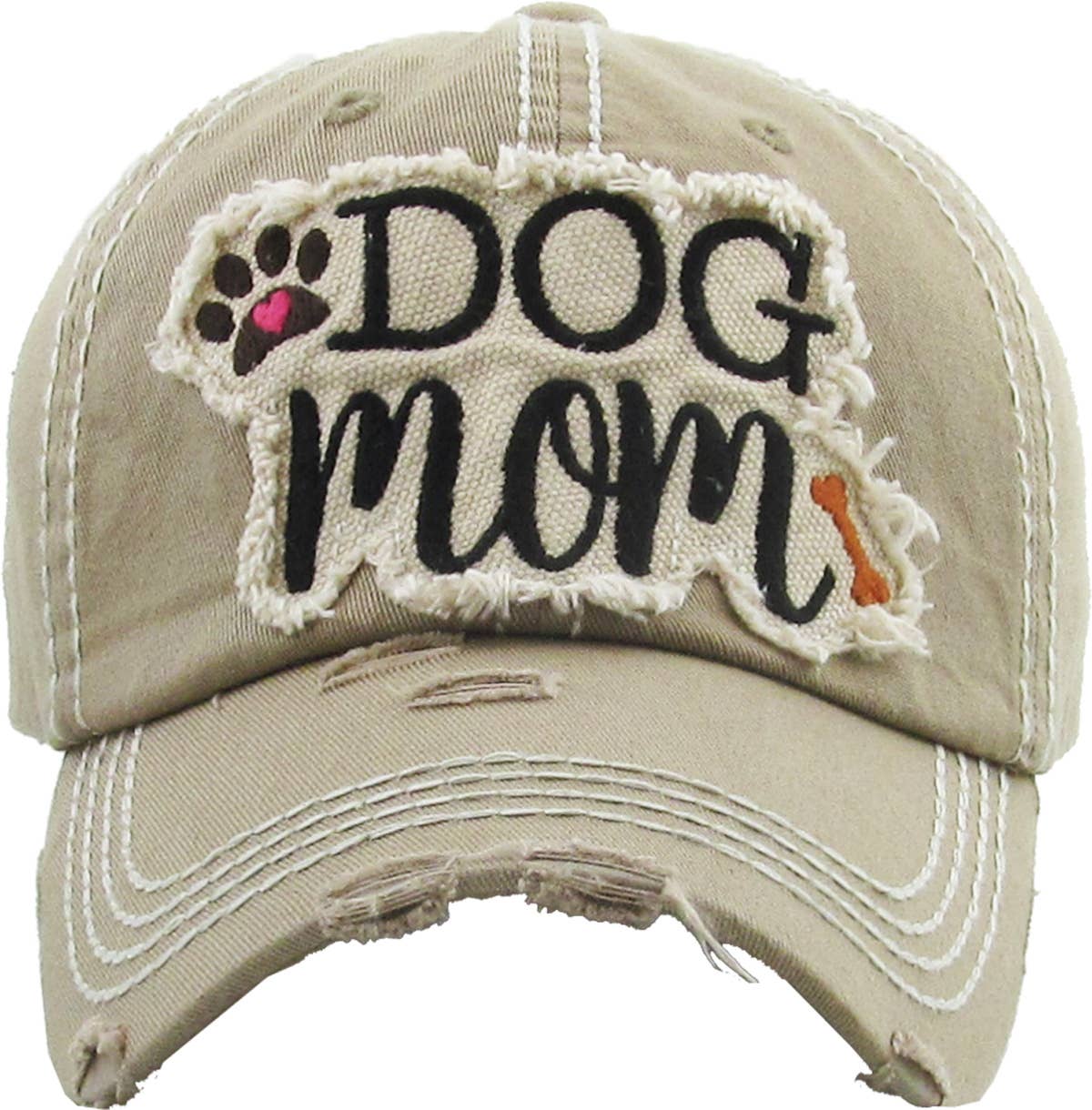 KBETHOS - Wholesale Baseball Cap - Women's - DOG MOM WASHED VINTAGE BALLCAP18