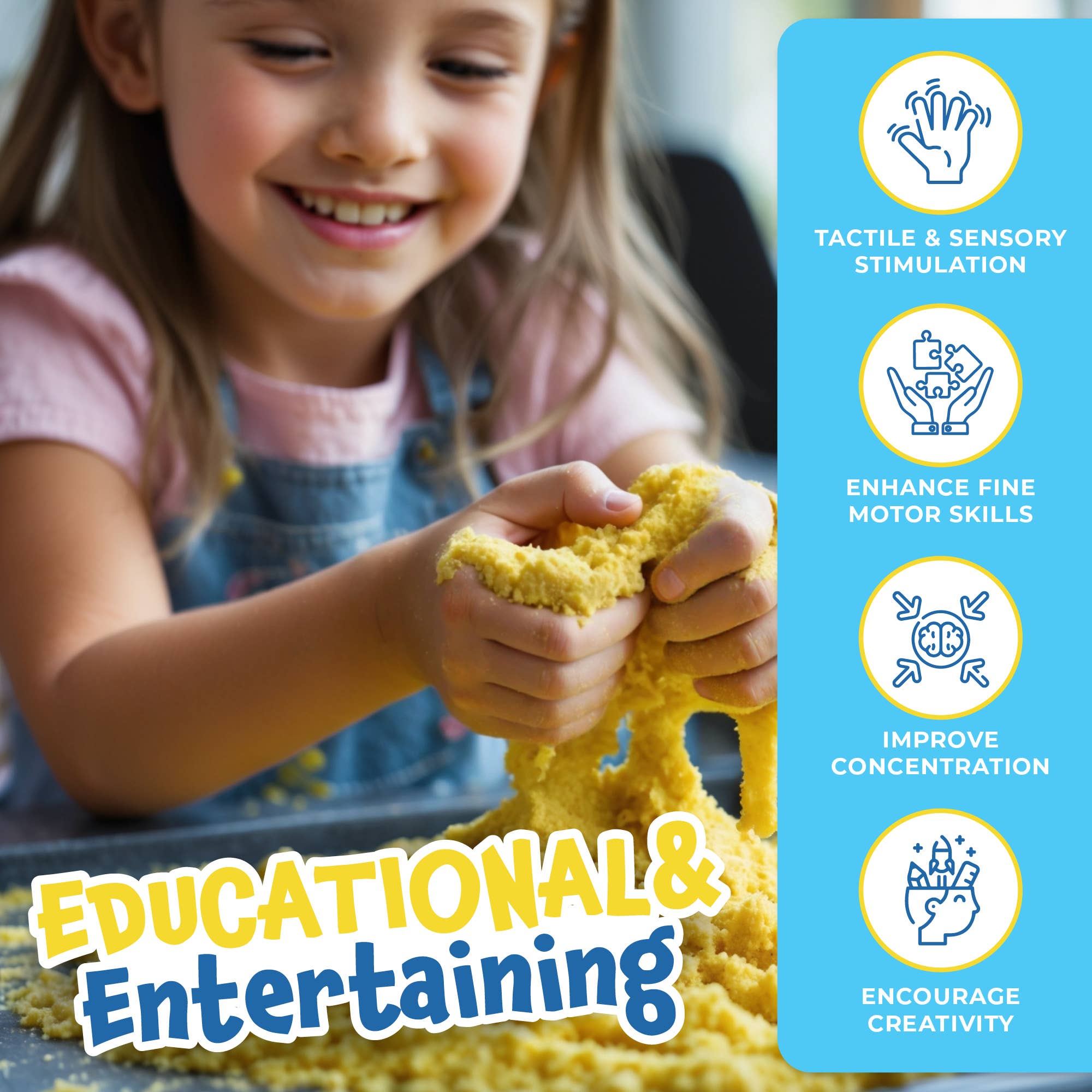 Prime Play - Wholesale Putty/Slime - Kids - Magic Sand for Kids - 8 Colors of Sand and 10 Molds4