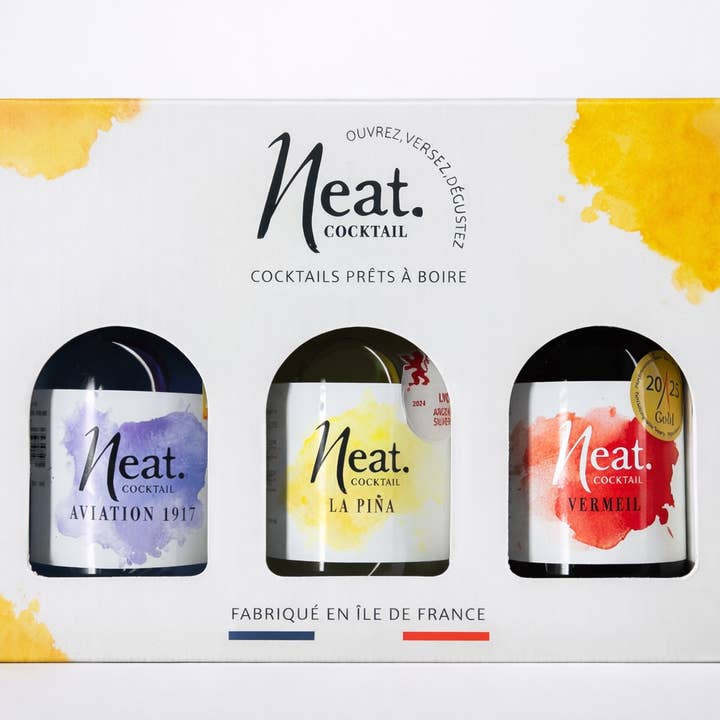 Box - Case for 3 Bottles 20 cl - Neat Cocktail for wholesale by Neat Cocktail