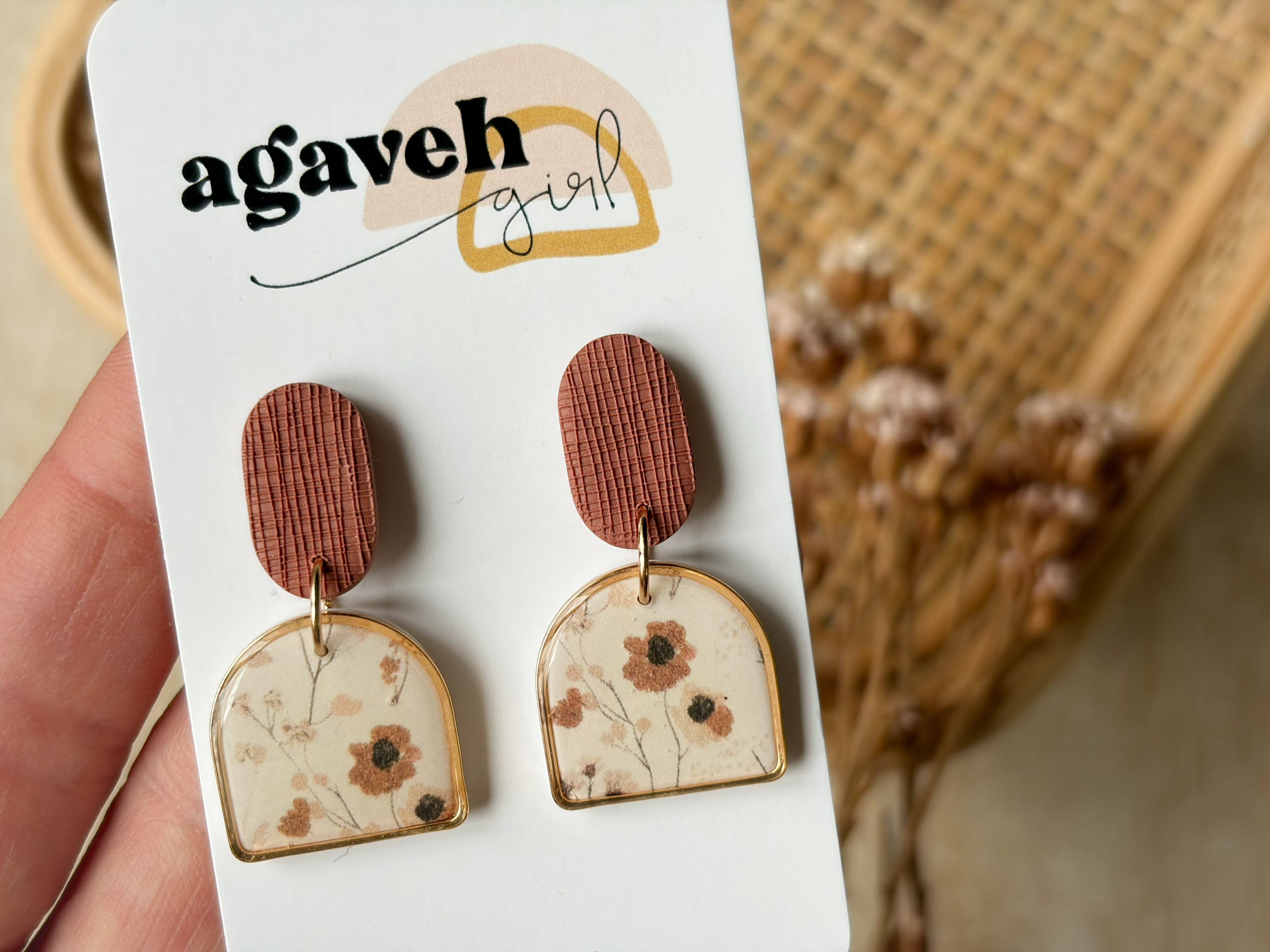 Agaveh girl – wholesale Hängande örhängen – Allie5