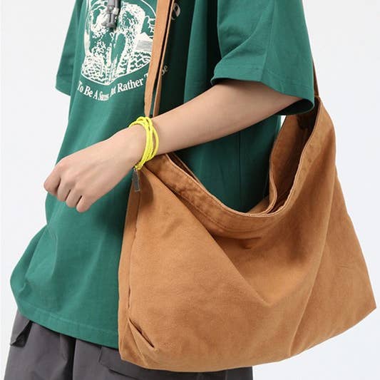 ACCITY - Wholesale Shoulder Bag - Women's - Crossbody Canvas Big Shoulder Bag_CWAB04209