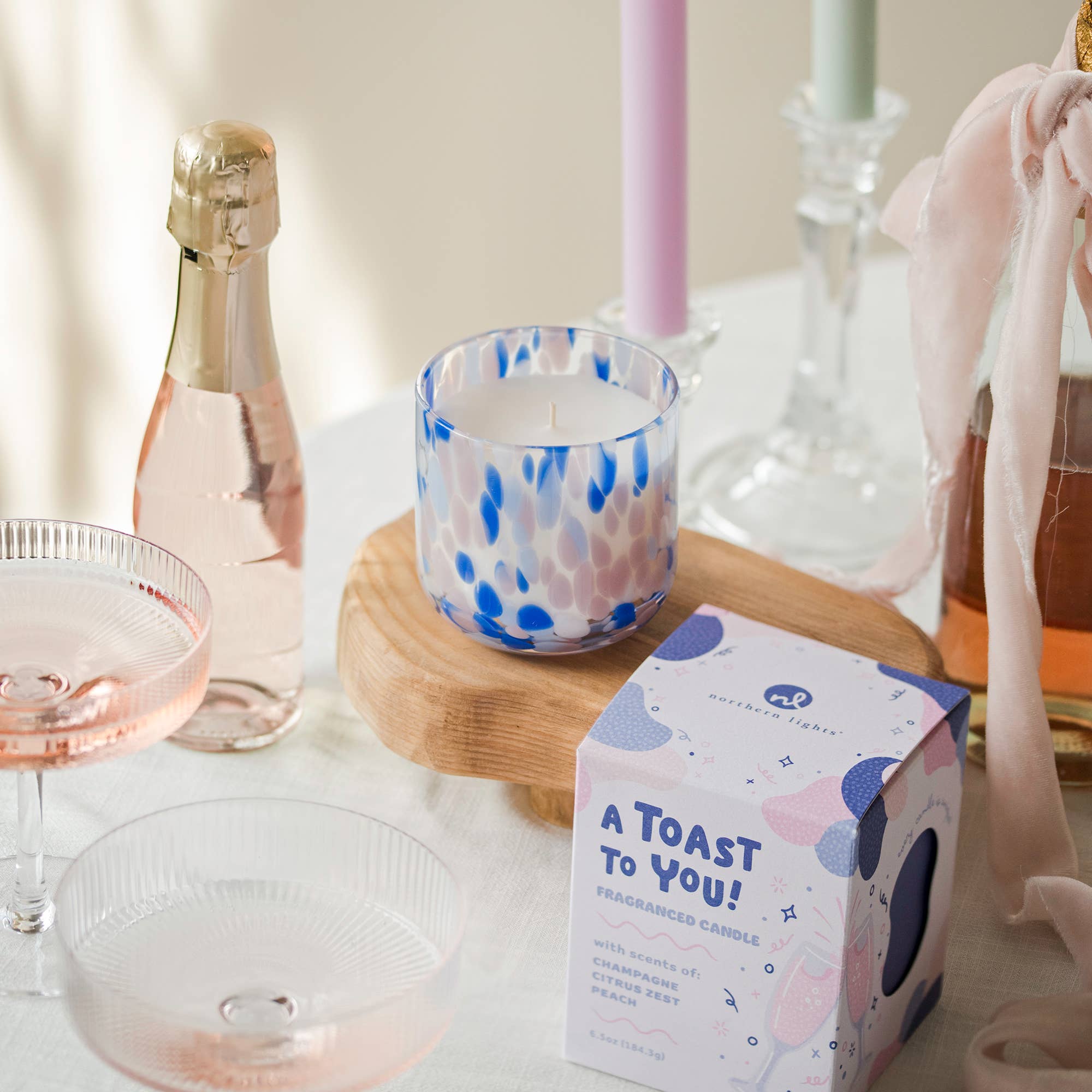 Northern Lights - Vente Bougie en bocal - Fête23