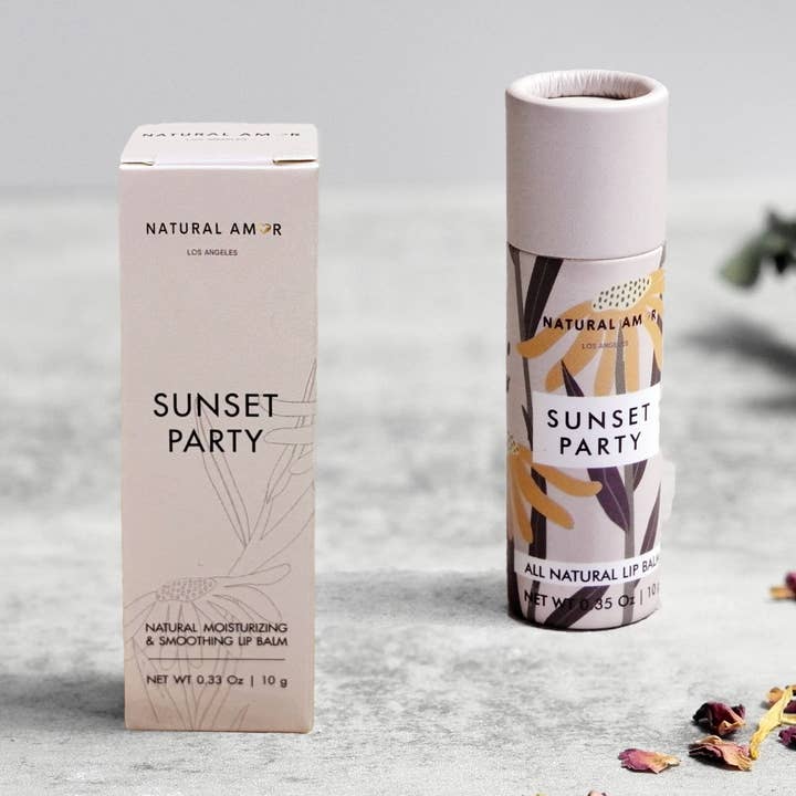 Natural Paper Tube Lip Balm |Unscented |Zero Waste for wholesale by Natural Amor LLC