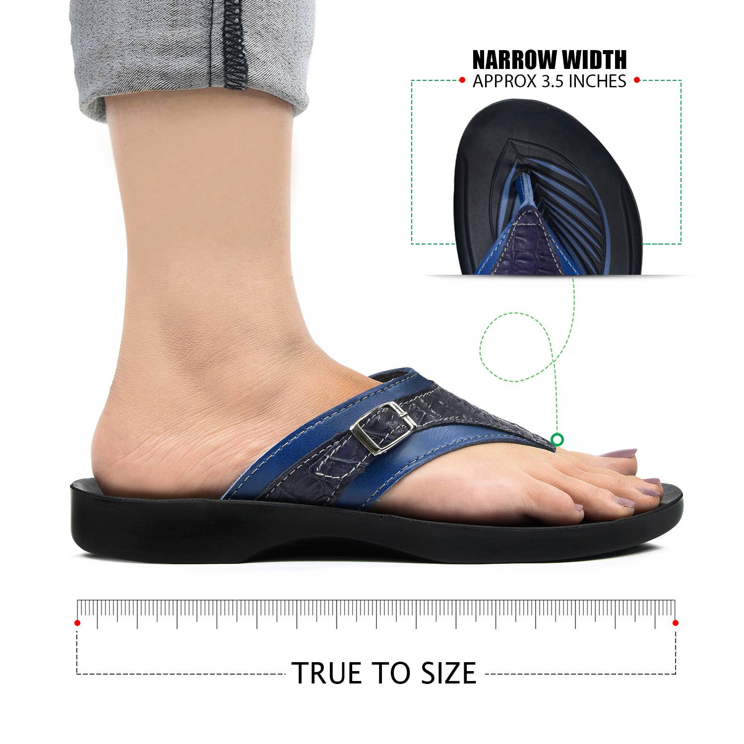 AEROSOFTFOOTWEAR – Engroshandel Klipklapper - Dame – Aerosoft - Elmush Thong Flip Flops Til Kvinder7