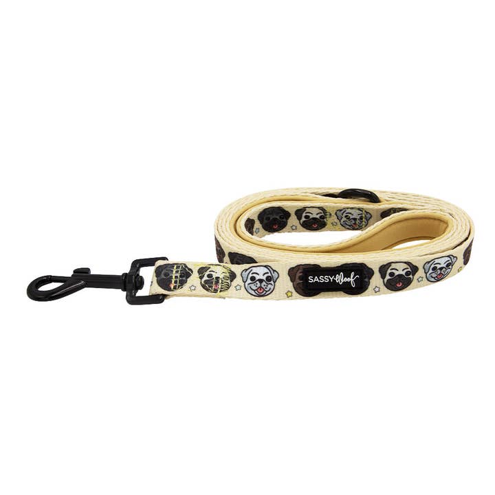 SASSY WOOF - Wholesale Pet Leash - Dog - Dog Leash - It's a Pug's Life