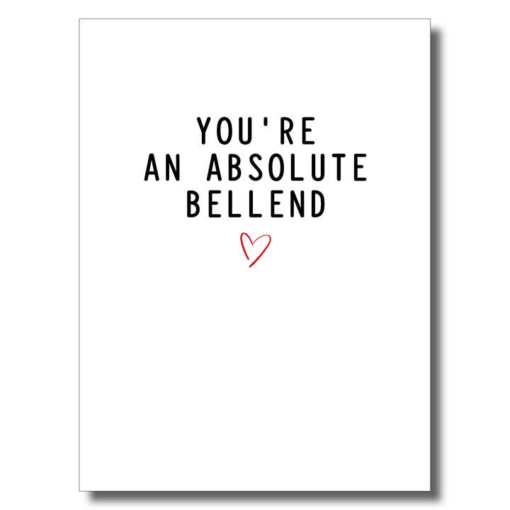 Tarjeta divertida Absolute Bellend para venta al por mayor de Filthy Sentiments