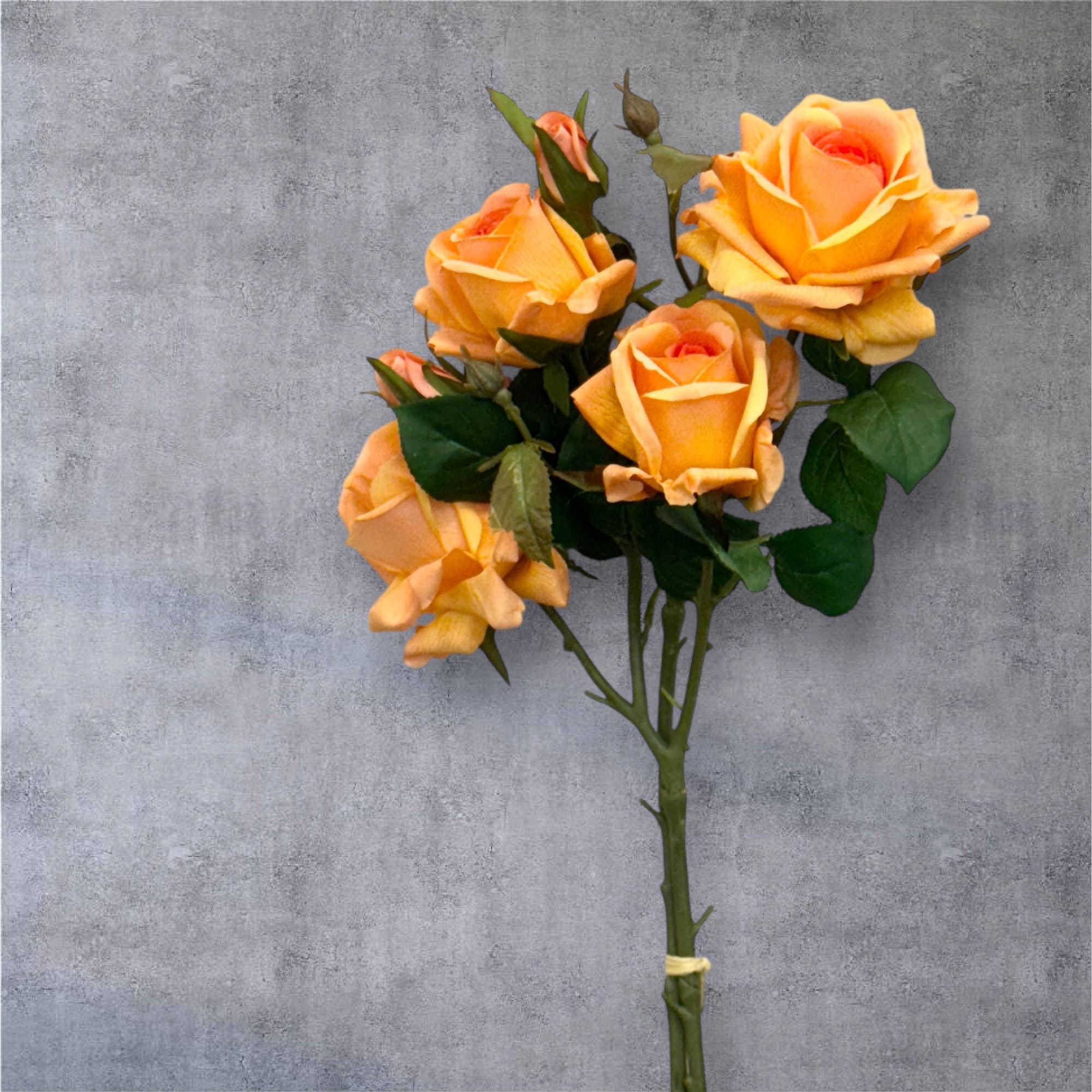 Angel Isabella - Wholesale Artificial Flowers - 28.75"-Ultra Realistic-Real Touch Rose Stem with 6 Flowers7