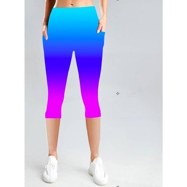 Leggings ombre con tasche per la vendita all'ingrosso da parte di My Legging Company