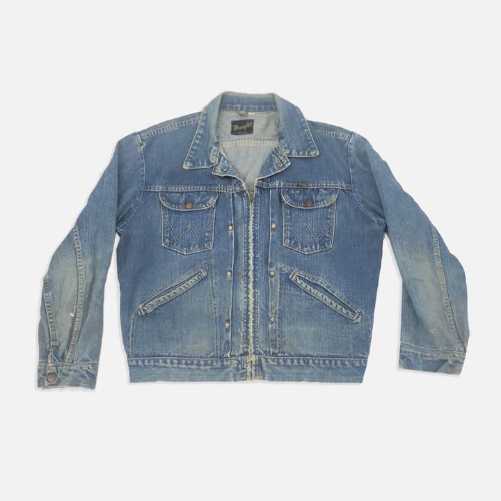 Vintage Wrangler Denim Jacket for wholesale by The Era NYC