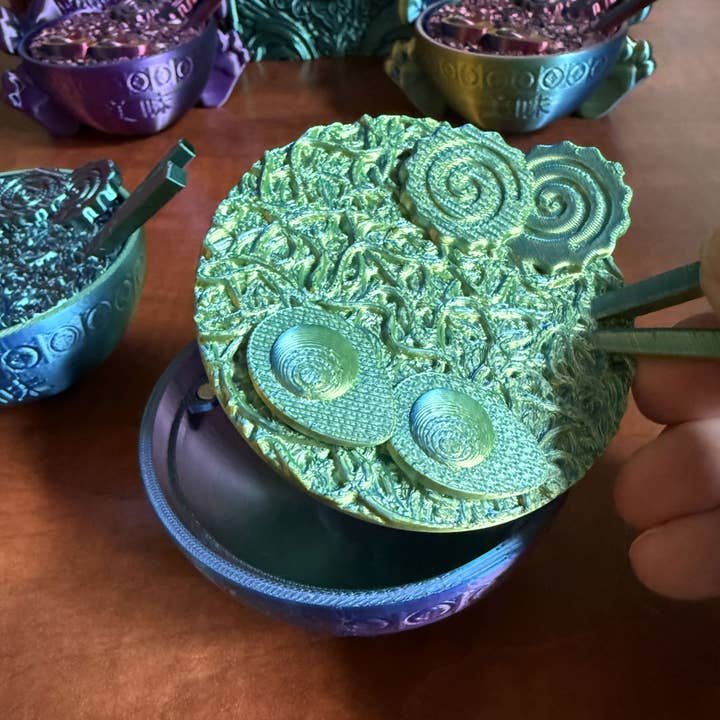 American Carver LLC - Wholesale Dice - Ramen Noodle Bowl Dice Keeper | RPG, D&D, Daggerheart