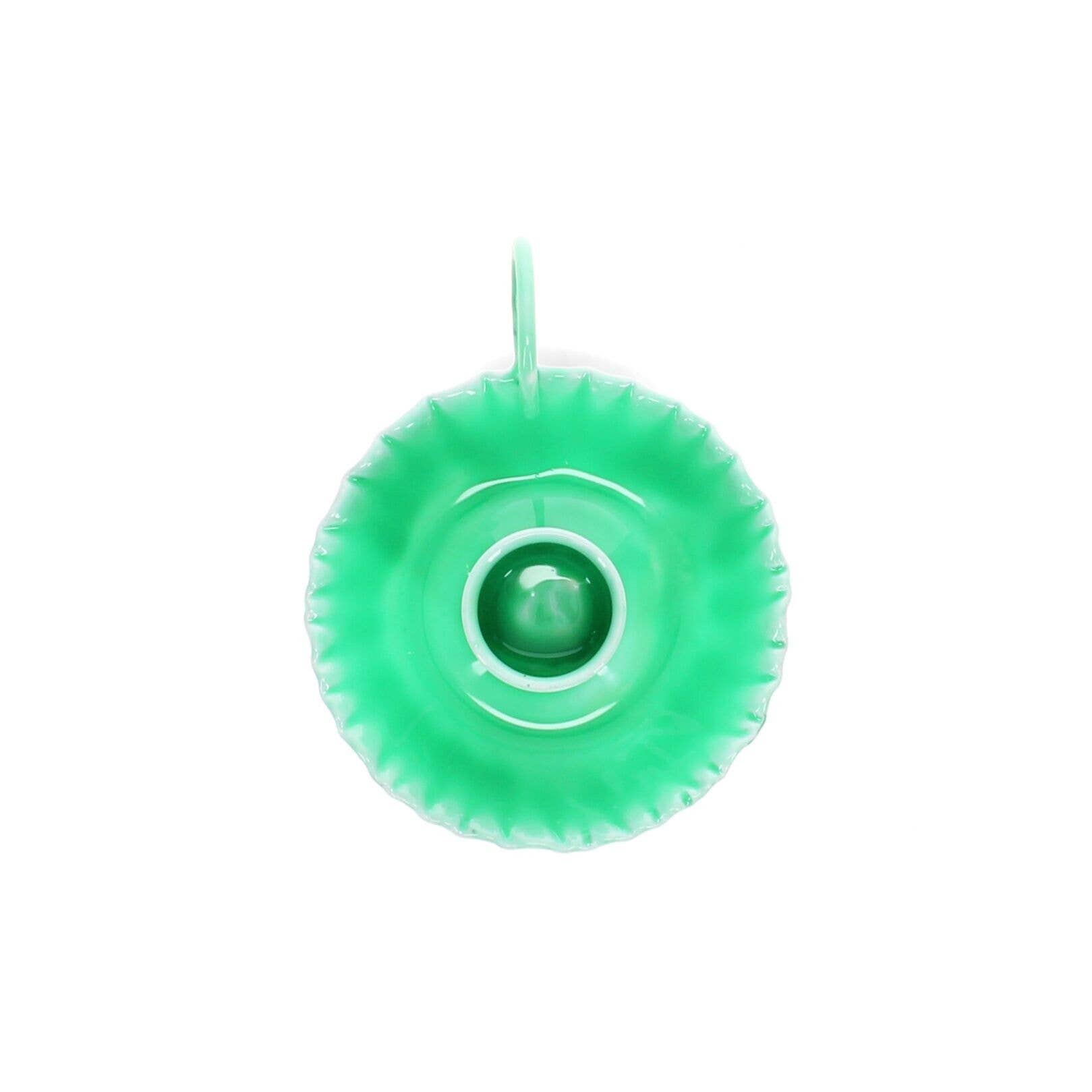 Rex B2B - UK - Wholesale Candle Holder - Enamel Chamberstick Candle Holder - Green2