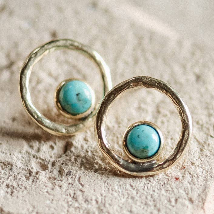 Bristol Studs // Turquoise for wholesale by Commonform