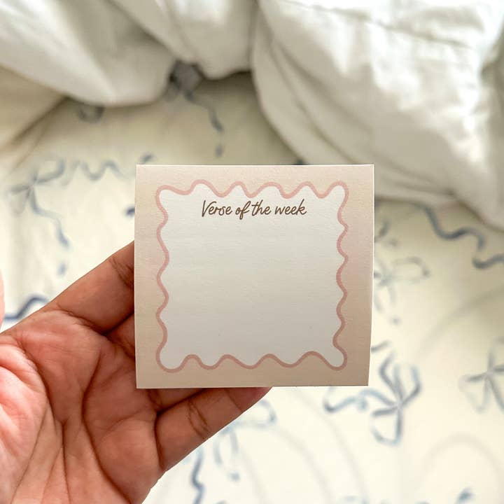 Grow in Grace - Wholesale Sticky Notes - Bible verse of the week sticky note pad, Christian notes