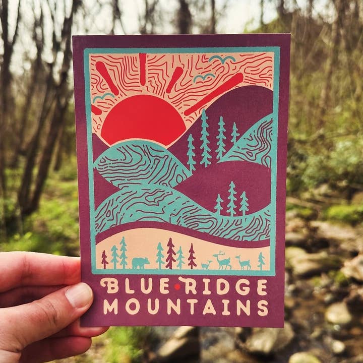 Carte postale Day Ridge (Le soleil brille) | Carte postale pour la vente par Menottees