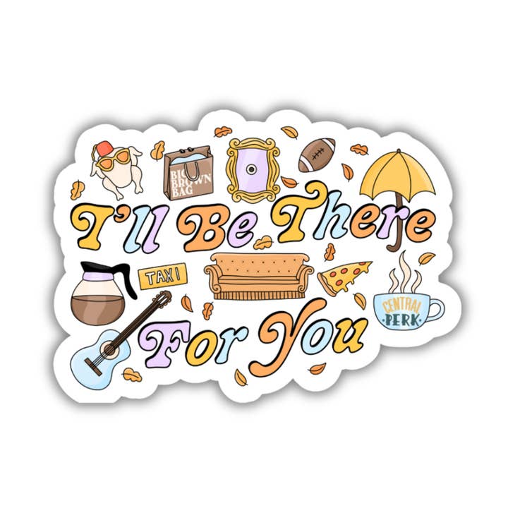 Jeg vil være der for dig klistermærke for engroshandel hos 256 Craft Co