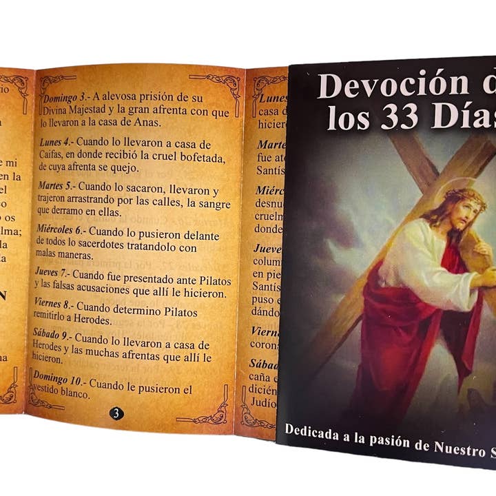 SAN JUDITAS RELIGIOUS ARTICLES - Wholesale Book - Adult - DEVOCIÓN DE LOS 33 DÍAS1