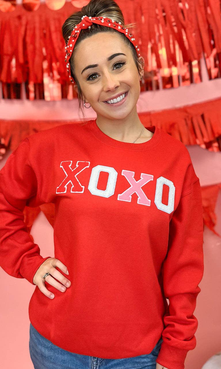 Sugar Stitch - Wholesale Sweatshirt - Women's - Soft Chenille XOXO Sweatshirt2