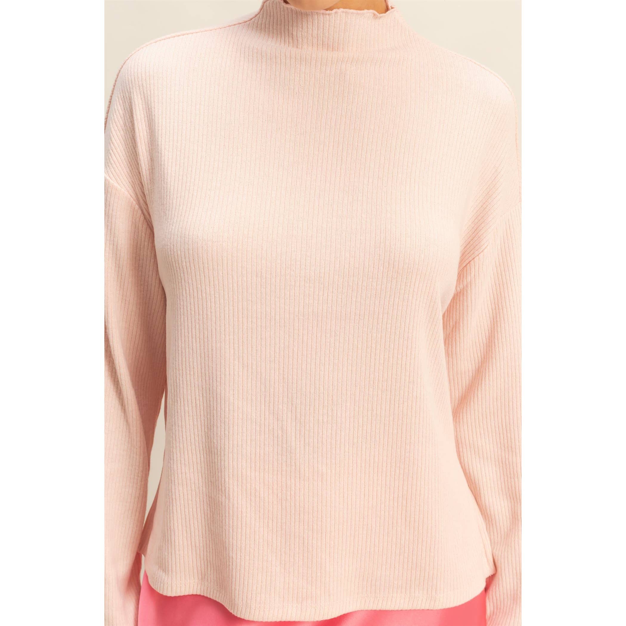 HYFVE - Wholesale Shirt - Women's - Oversized High Neck Top With Side Slit15