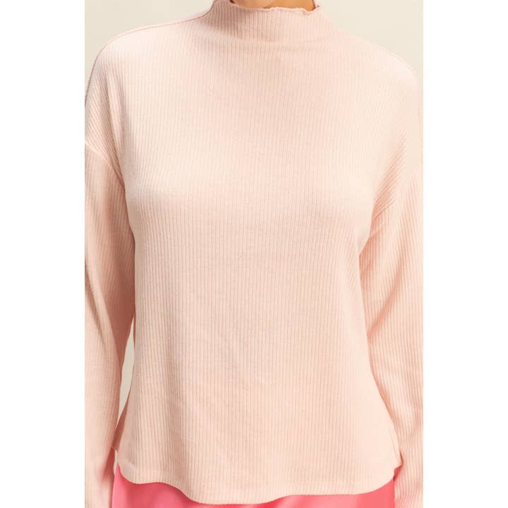 HYFVE - Wholesale Shirt - Women's - Oversized High Neck Top With Side Slit15