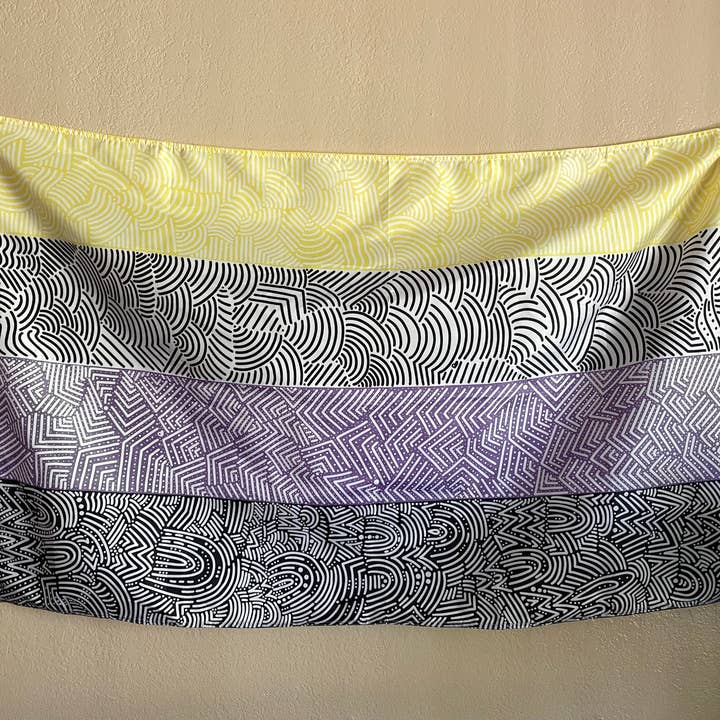 Bandeira de orgulho não binária por atacado de SunPy Crafts