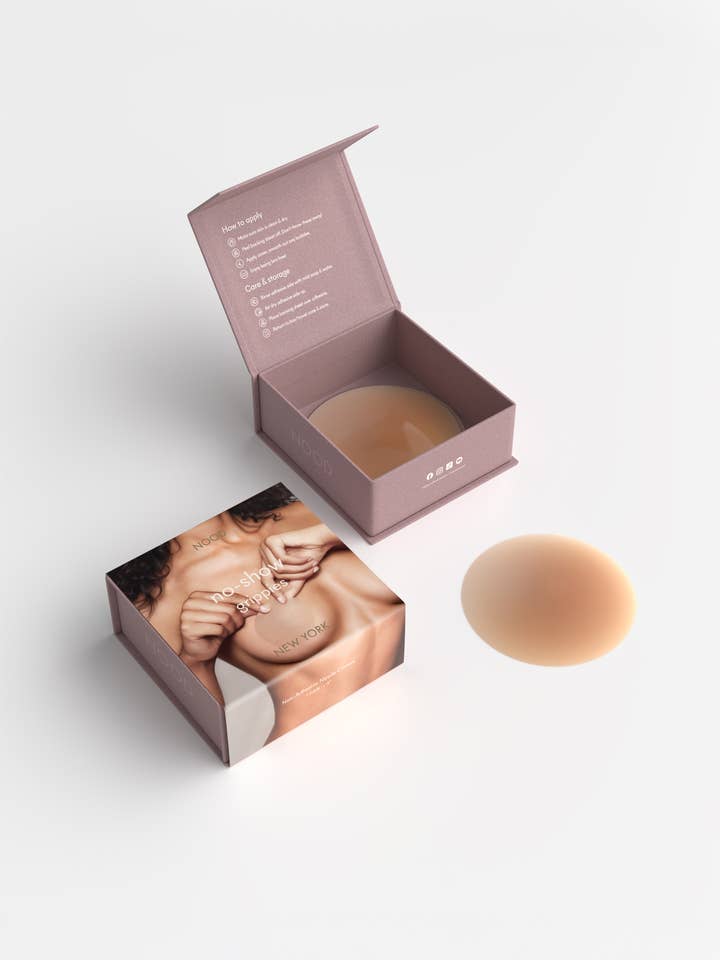 NOOD - Wholesale Nipple Pasties - Women's - Grippies No-Show | NON-ADHESIVE Reusable Nipple Covers