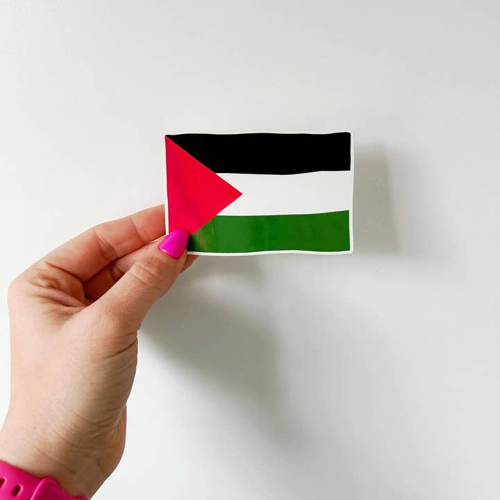 Sticker | Palestine Flag | 4" Vinyl Sticker for wholesale by Lanni Made