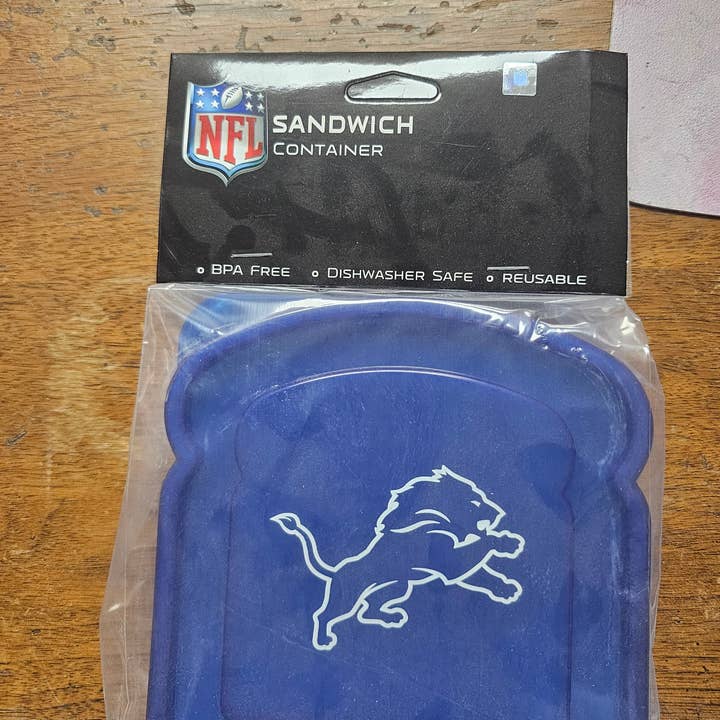 Recipiente para Sanduíches dos Detroit Lions da NFL por atacado de Majestic Sports