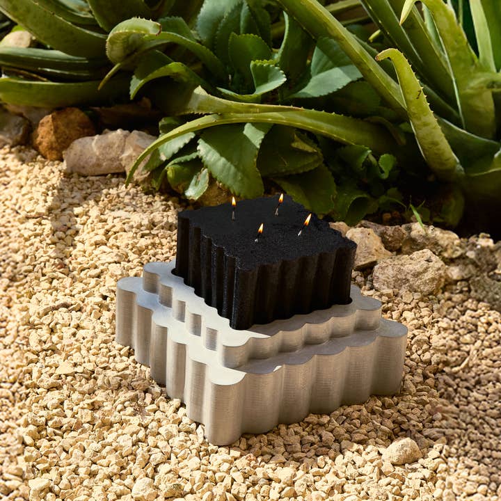 SKEEM - Wholesale Outdoor Candle - Cinder Citronella Statement Centerpiece, Santal1