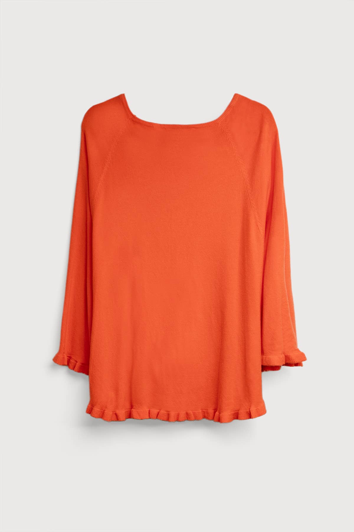 SAACHI - Wholesale Poncho - Women's - Talia Ruffled Hem Poncho Sweater21