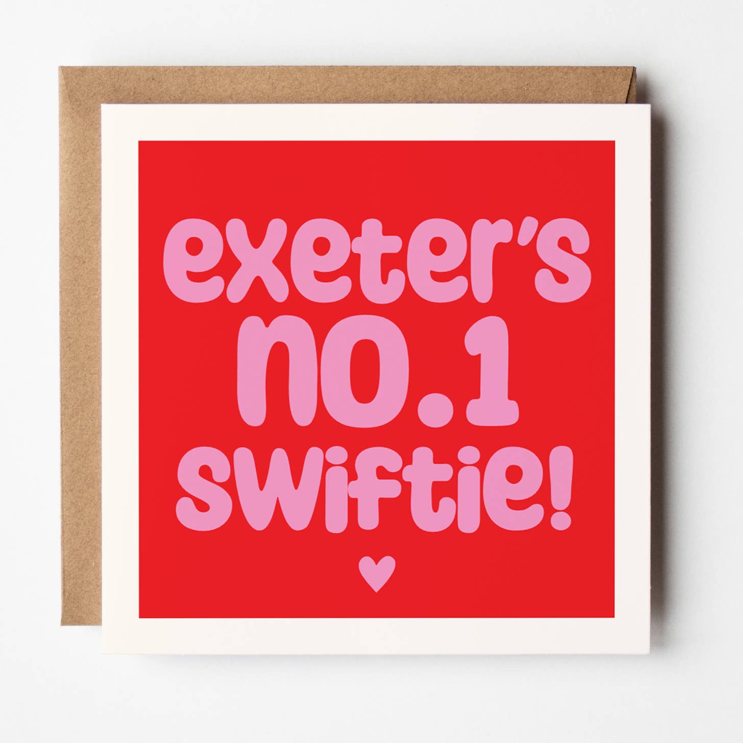 Timmy Loves – wholesale Birthday card – No 1 Swiftie - Add Town Customised Card0