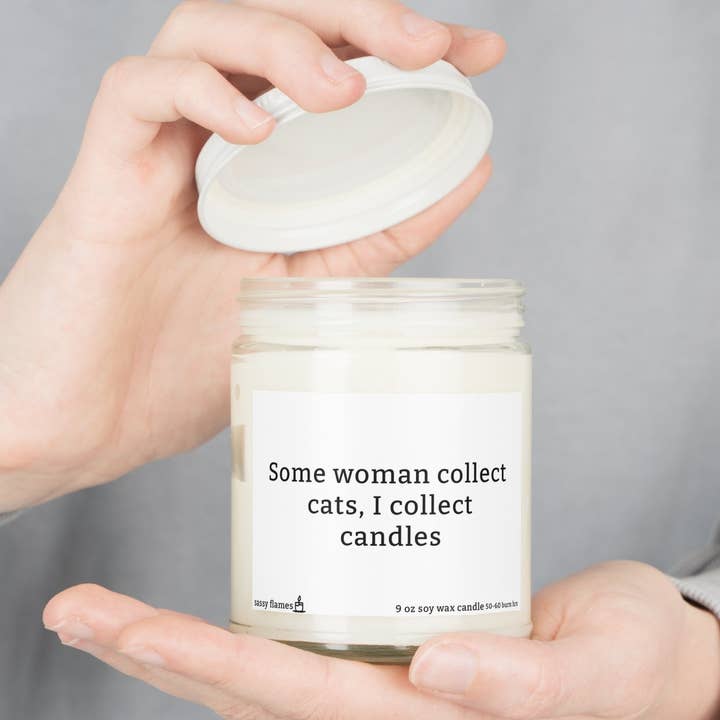 Collect Cats Soy Wax Scented Candles, 9oz for wholesale by Sassy Flames