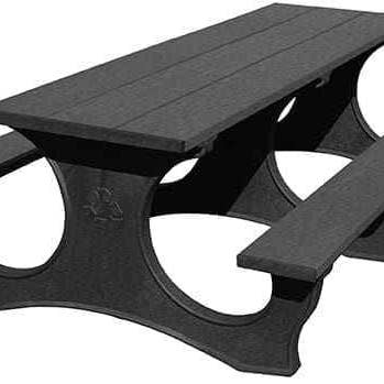 Polly Tuff ADA-Friendly Picnic Table – Durable 8 Ft Easy Access Outdoor Seating for wholesale by Patio Elegance