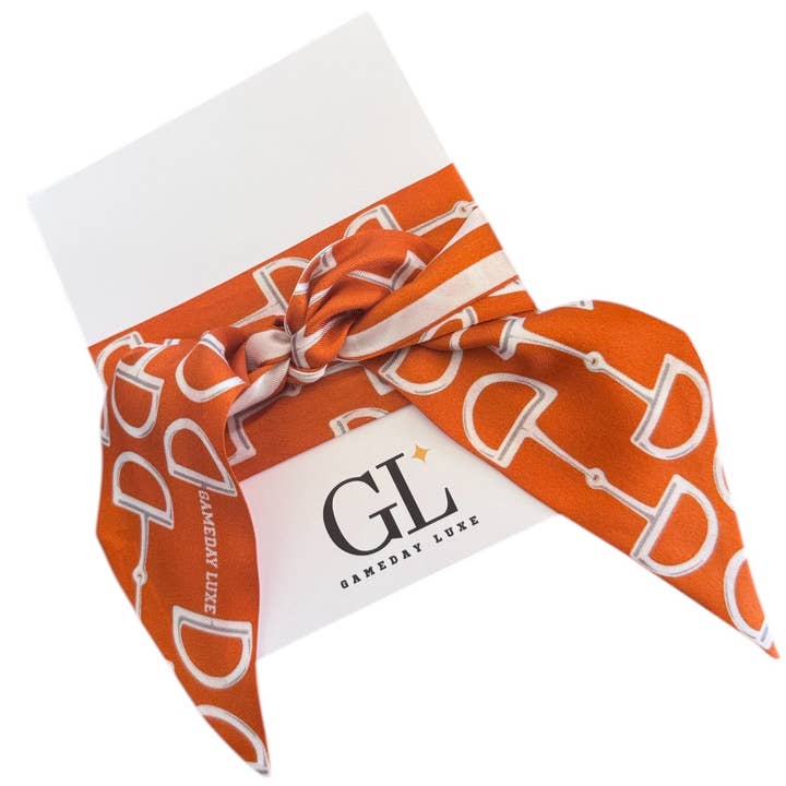 The Gameday Signature Scarf - Burnt Orange for wholesale by Gameday Luxe