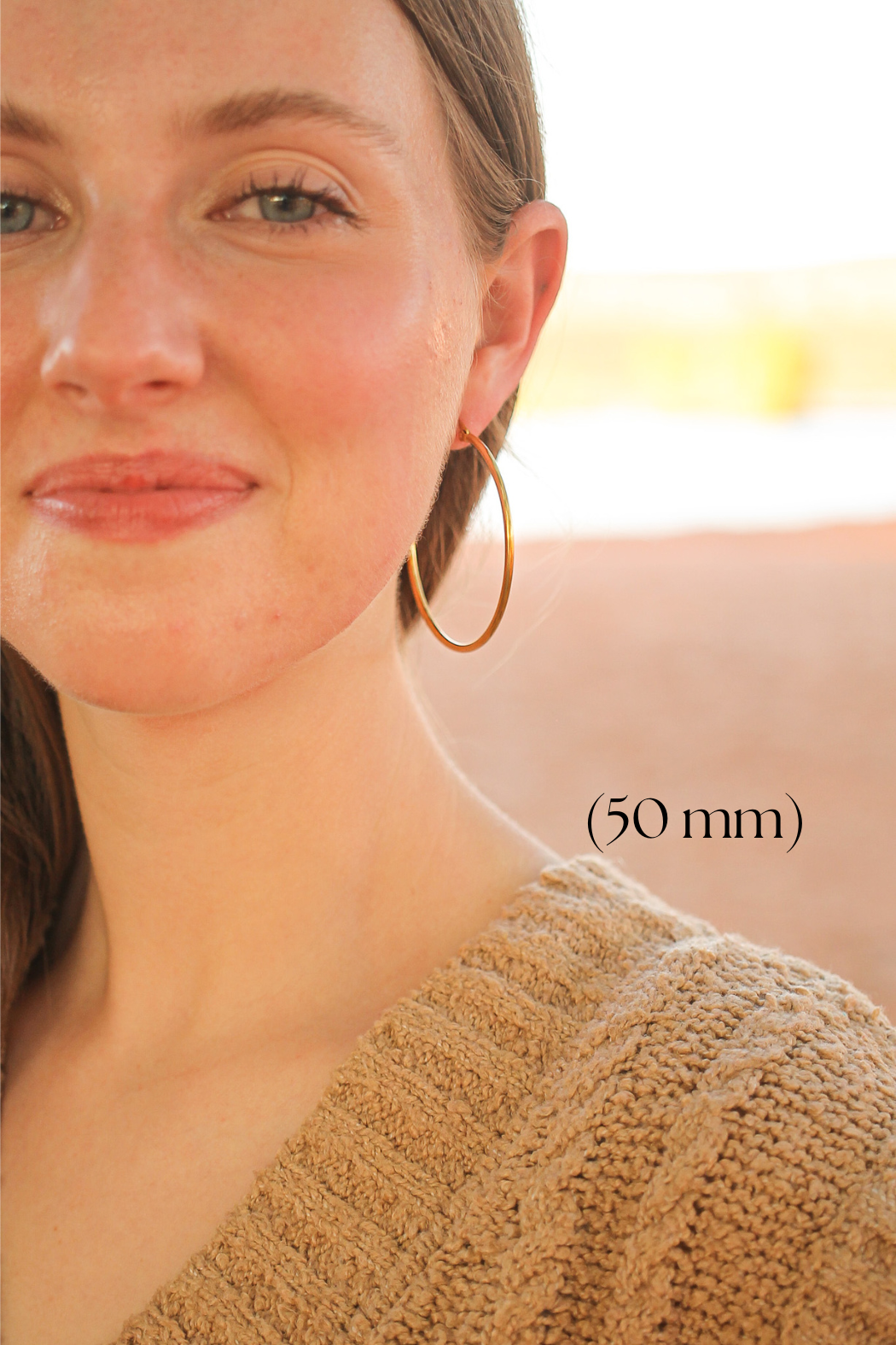 Argent Megan Hoop en vente sur Faire10