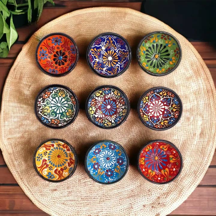 Mediterranean Collection - Wholesale Decorative Plate/Dish/Bowl - Mexican Talavera Colorful Pottery Bowls