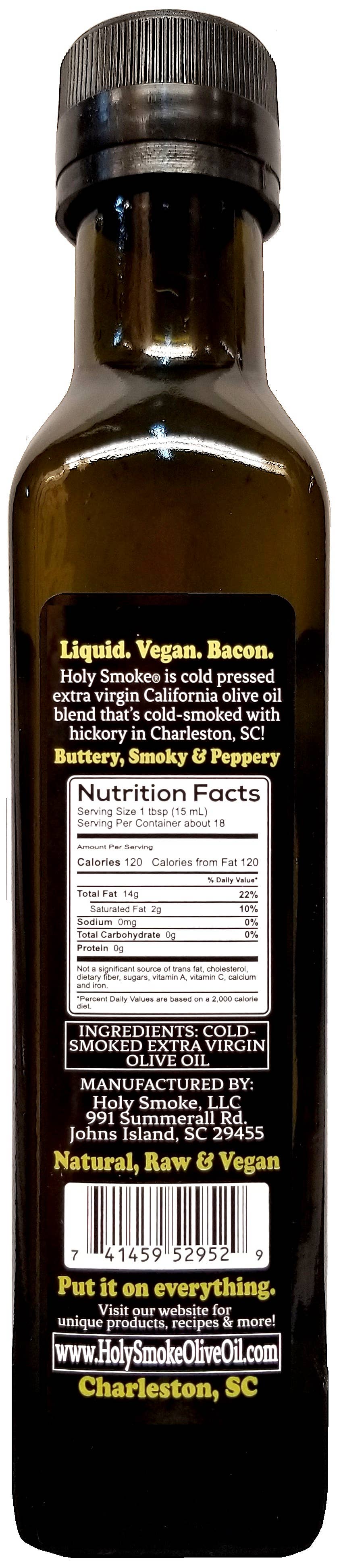 Holy Smoke – wholesale Olive oil – Hickory Smoked Extra Virgin Olive Oil3