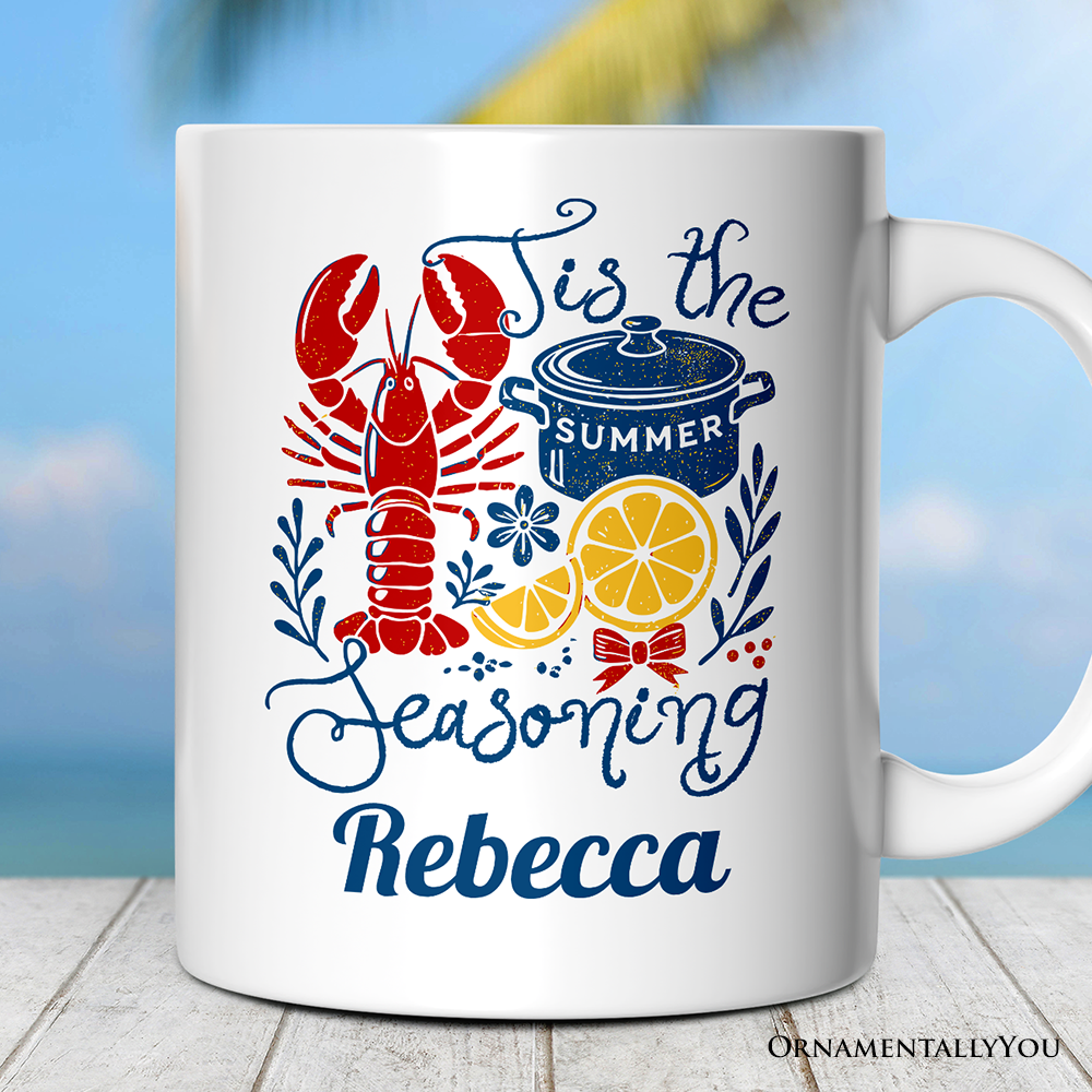 OrnamentallyYou - Wholesale Coffee Mug - Crawfish Boil Season Summer Gift Mug, Seafood Funny Retro2