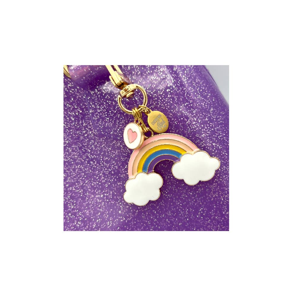 Carrying Kind - Wholesale Crossbody Bag - Kids - Cate Purple Sparkle: Charming Addition1