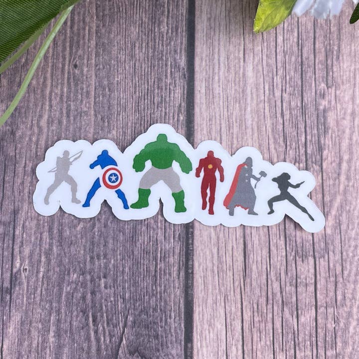 Marvel Gang Vattentät Klistermärke/Magnet för wholesale av JG Sticker Shop