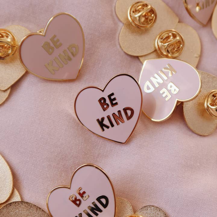 Be Kind Enamel Pin Badge | Kindness Gift for wholesale by Stay Soft Co