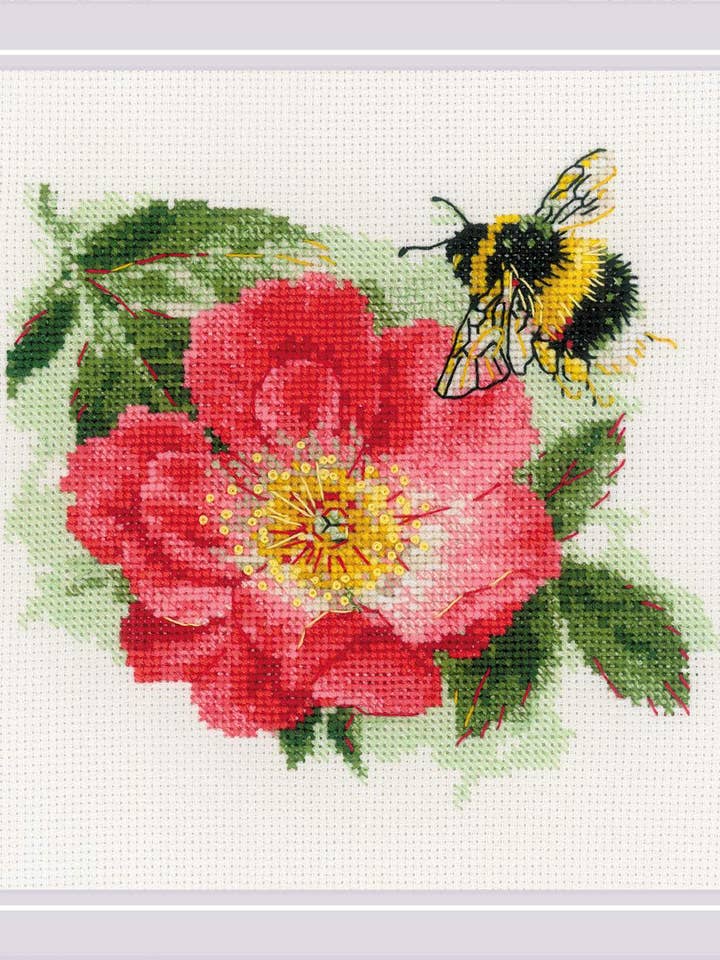 Kit de Broderie au Point de Croix de Riolis 2210 Bourdon Poilu pour la vente par RIOLIS