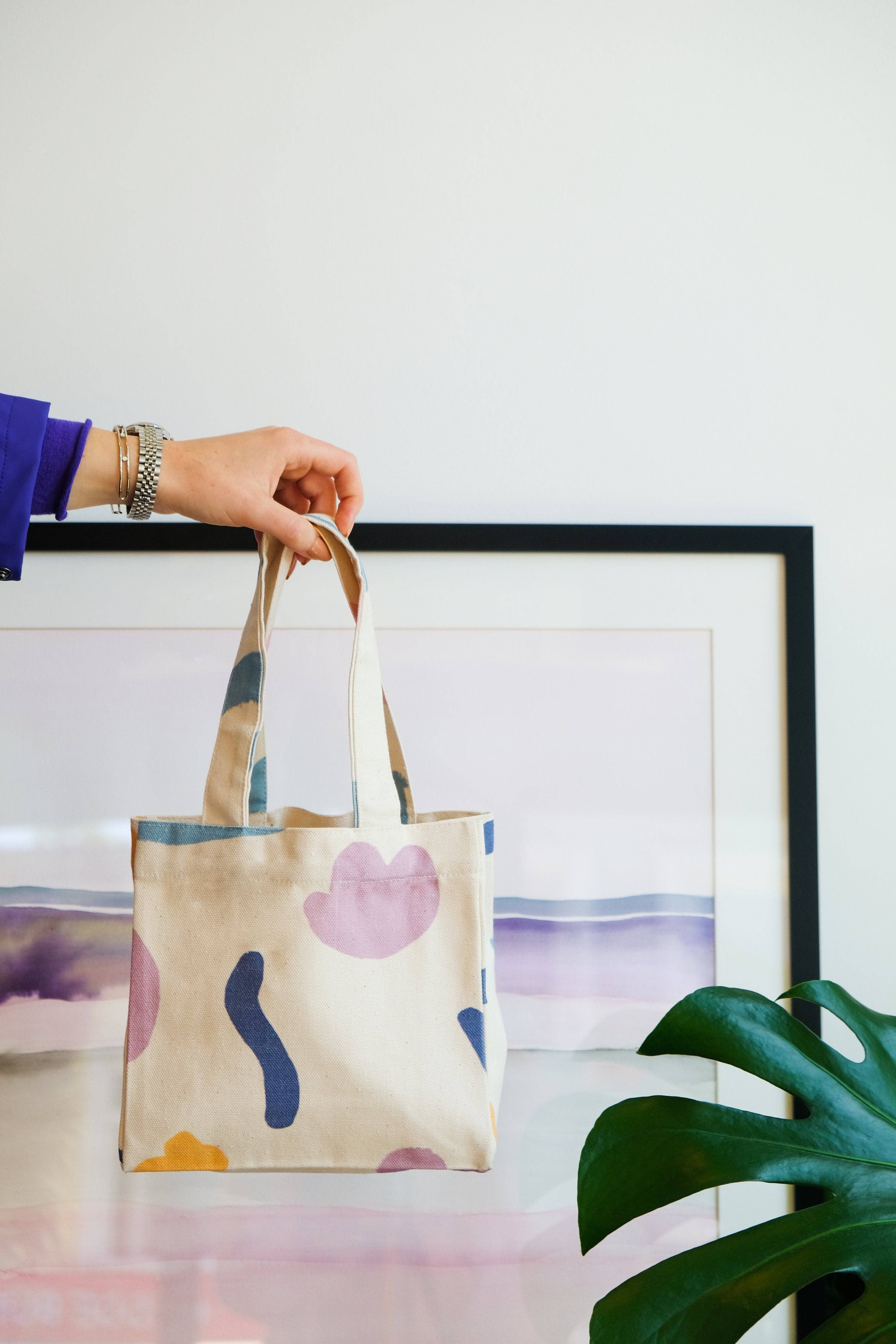 KLUE - Wholesale Draagtas - Dames - Eco-vriendelijke mini totebag van 100% ongebleekt gerecycled katoen1