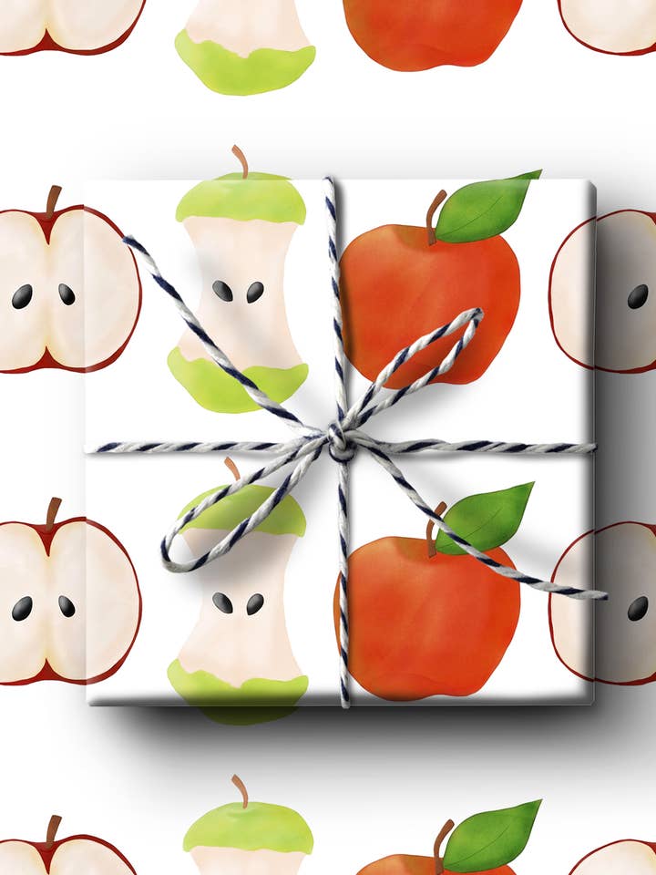 Papier cadeau Apple Core pour la vente par k.Patricia Designs