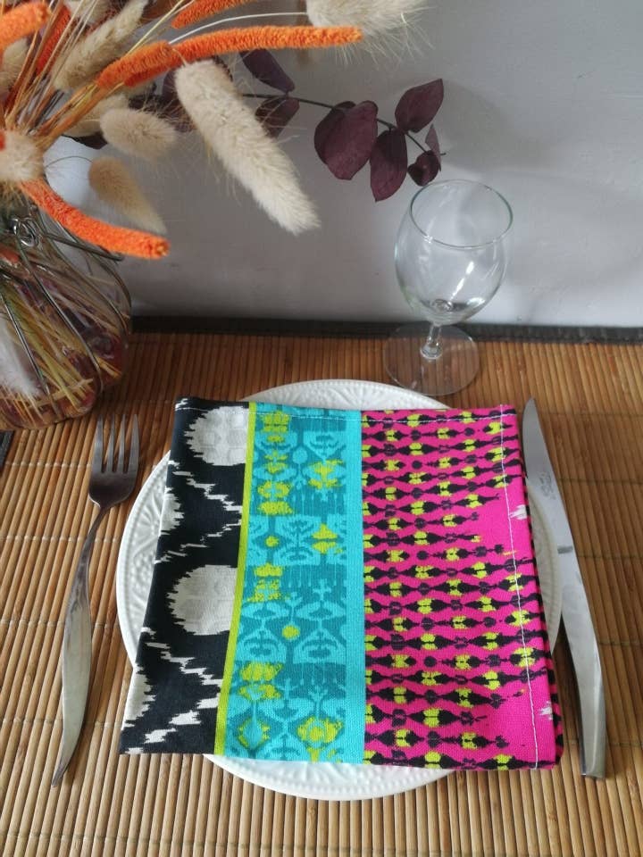 Serviette mit Ethno-Muster für den Großhandel von Funnycreation