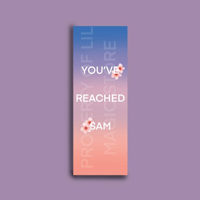 Lil Magic Store - Wholesale Bookmark - Je hebt Sam bereikt bladwijzer3